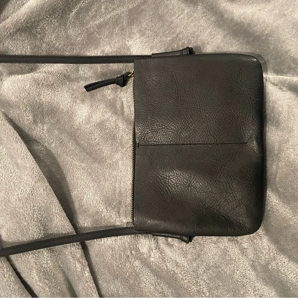 Madewell Black Crossbody Leather Shoulder Bag - Picture 4 of 4